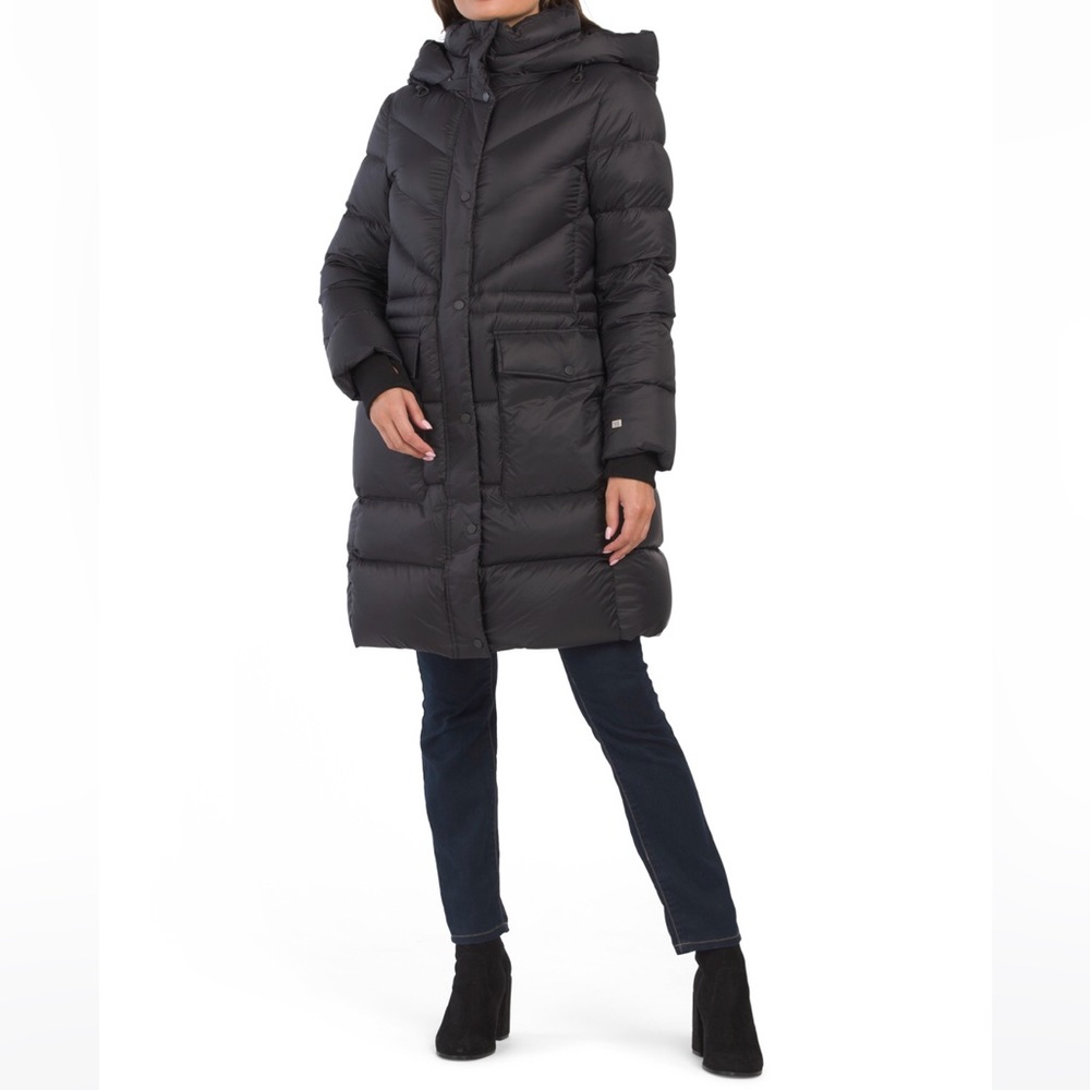 NEW SOIA & KYO BREANNA MIDLENGTH DOWN COAT